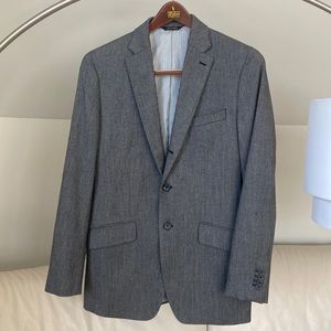 Banana Republic Gray Two-Piece Suit